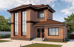 АМК фасад кирпич микс 500