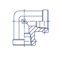 Соединение PS90 BSP 1/8" CAST