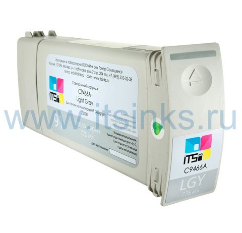 Картридж для HP 91 (C9466A) Light Gray 775 мл