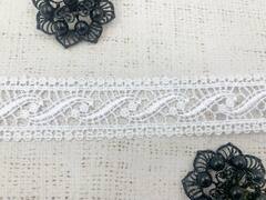 Кружево плетеное, ш. 5 см, молочный