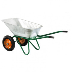 68936 Тачка садово-строительная, 2-х колесная, грузоподъемность 320 кг, объем 100 л Сибртех