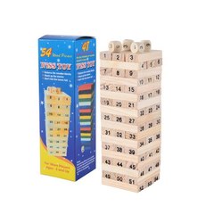 Jenga Stacko Stacking Games Tower 54pcs