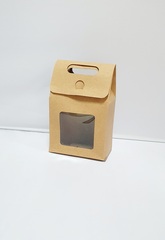 Коробка с окном складная, 10*15,5*6 см, 1 шт.