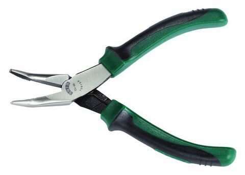 70613А Плоскогубцы мини изогнутые L-120 мм