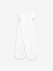 Колготки школьные для девочки Next D49-402, Белый, 40 ден