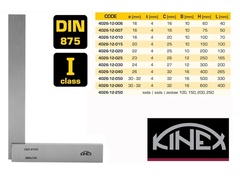 Угольник поверочный 300х200мм кл.1 (УШ- с шир. осн.) DIN875 Kinex 4026-12-030