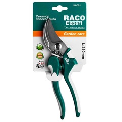 RACO CS181, 210 мм, закаленная сталь, с двухкомпонентными рукоятками, плоскостной секатор (4206-53/CS181)