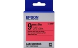 653001 Картридж EPSON с лентой LK-3RBP (лента пастельная 9мм, Красн./Черн. для LW-300, 400, 400VP)