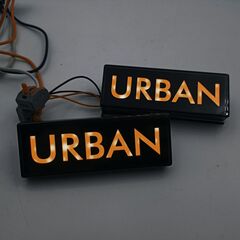 Повторитель поворота желтый на крыло диодный с надписью URBAN для Лада Нива 2 шт