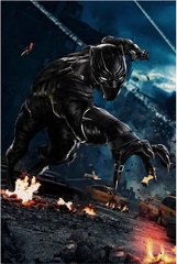 Постер Арт Первый мститель Противостояние Чёрная Пантера — Poster Art Captain America Civil War Black Panther