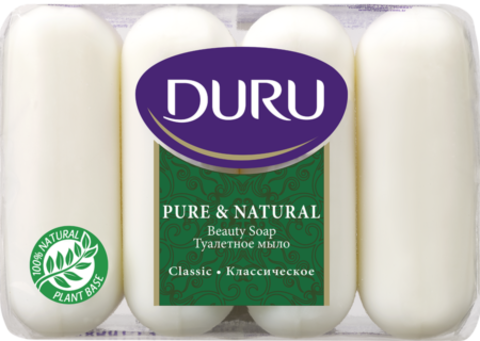 DURU Pure&Natural , классик,  4шт по 85 гр