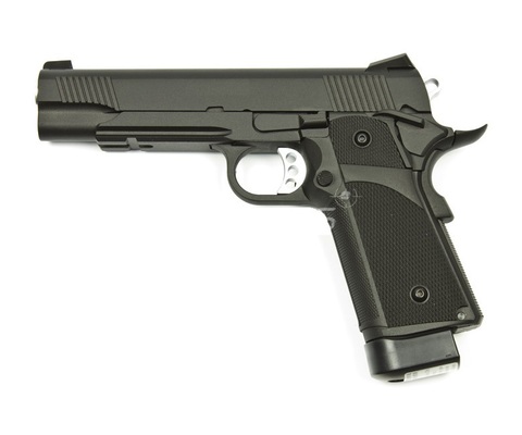 Страйкбольный пистолет Hi-Capa, CO2, чёрный (KJW)