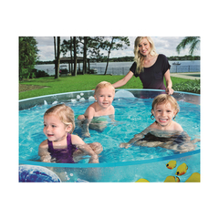 Детский бассейн с жёсткой стенкой Fill 'n Fun Odyssey , Bestway 55030,  183 х 38 см