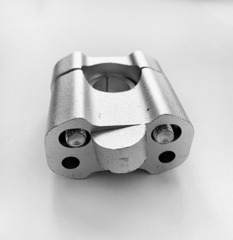 Проставки руля с 22-22 мм и с 22 на 28 мм серебристые