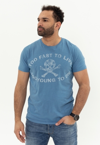 Футболка Bowery NYC "To Fast To Live" Slub Aviator