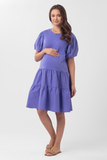 Платье для беременных 14903 темно-синий