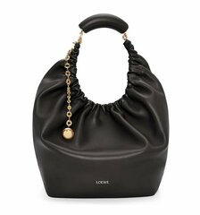 Сумка Loewe Squeeze среднего размера из кожи ягненка наппа черный