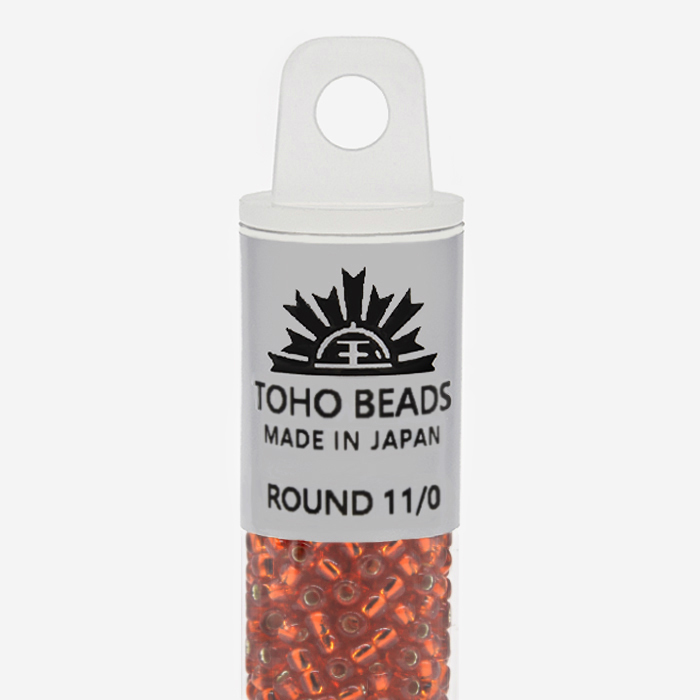 Японский бисер TOHO Round 11/0 (№25B), с внутренним серебрением, прозрачный