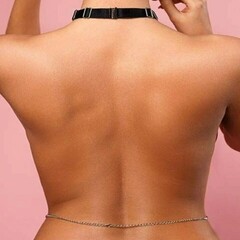 Чокер с декоративными цепочками в едином размере от Amor El, XS-L