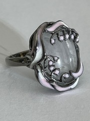 Ландыши (кольцо  из серебра)