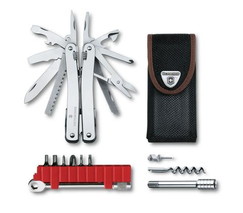 Мультитул Victorinox SwissTool Spirit X Plus Ratchet, 105 mm, 36 функций, нейлоновый чехол (3.0236.N)