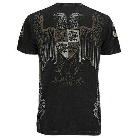 Affliction | Футболка мужская WAR Black A616BLK спина