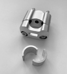 Проставки руля с 22-22 мм и с 22 на 28 мм серебристые