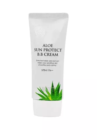 Jigott Aloe Sun Protect BB Cream ББ-крем для лица солнцезащитный с экстрактом алоэ SPF41 PA++