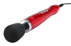 Красный жезловый вибратор Doxy Die Cast Wand Massager - 