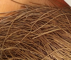 Канитель гладкая бронза 1мм (№9)