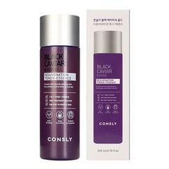 Тонер-эссенция с черной икрой и золотом CONSLY Black Caviar&Gold Toner 200 мл