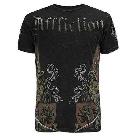 Affliction | Футболка мужская WAR Black A616BLK перед