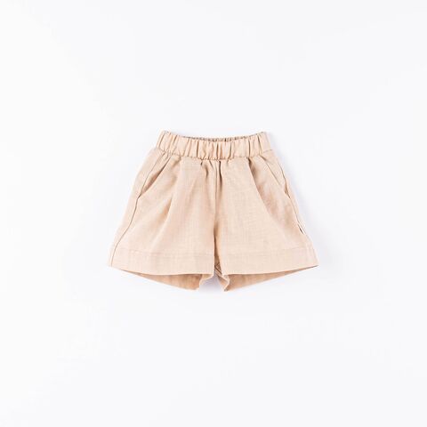 Cotton shorts - Marzipan