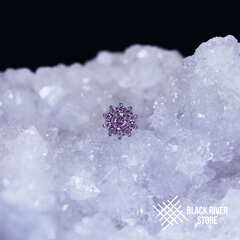 Sunflower IG Amethyst CZ