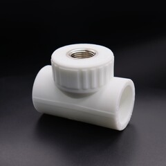 PPR VALFEX Тройник полипропиленовый 32х1/2"х32 комбинированный, внутренняя резьба, 1 шт