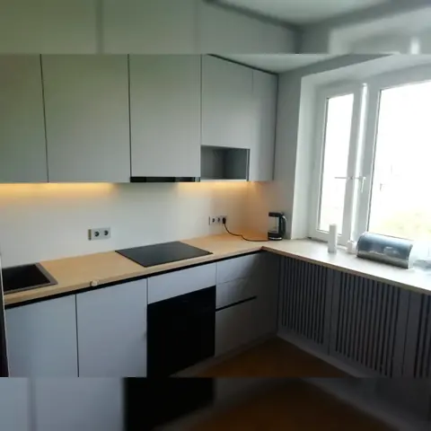 Стильная кухня в хрущевке
