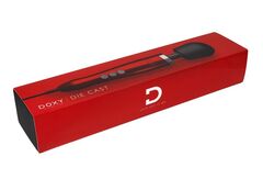 Красный жезловый вибратор Doxy Die Cast Wand Massager - 