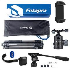 FOTOPRO Tripod X-go Max E+62Q-MH2A профессиональный карбоновый