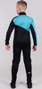Детский утеплённый лыжный костюм Nordski Jr. Premium-Base blue-black
