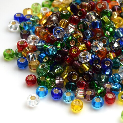 Бисер чешский полосатый Preciosa 391-99001-7, размер 2/0