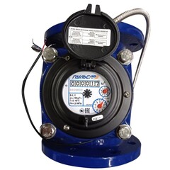 Счетчик воды до 40 градусов Пульсар Х DN 100 фланцевый 250мм