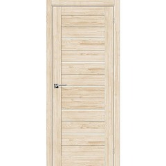 Купить Межкомнатная дверь массив сосны Порта-22 без отделки остеклённая