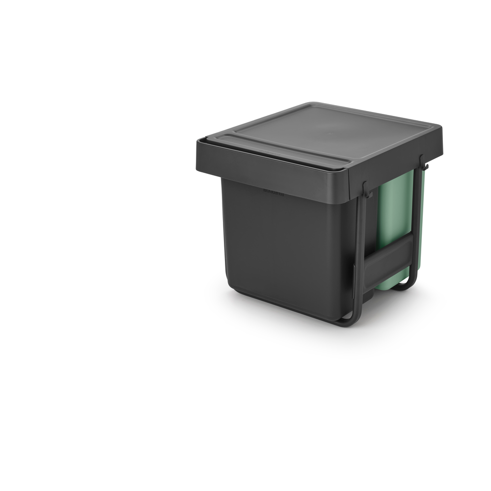 Встраиваемые мусорные ведра Sort & Go (10+10+20 л), Темно-серый/Мятно-голубой, арт. 232541 - фото 4