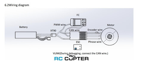 Модуль V LINK для настройки ESC T-Motor V-Series