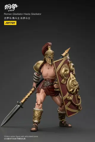 Фигурка Гладиатор Гаста масштаб 1/18 Roman Gladiator JoyToy