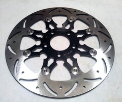 Диск на Harley Davidson DYNA, SPORTSTER, SOFTAIL, TOURING / черный / тормозной /передний / плавающий