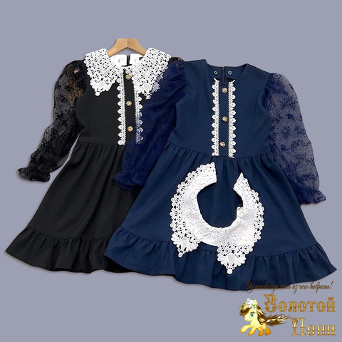 Платье школьное (7-12) 250613-JL484