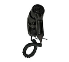 Фен HOTEL LINE настенный чёрный 1200 W, 02055.N