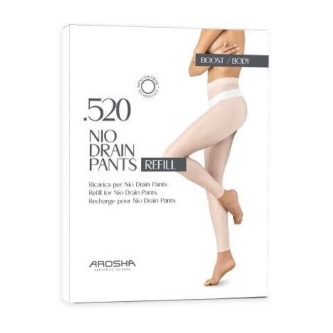 .520 NIO DRAIN PANTS REFILL  СМЕННЫЙ КОМПЛЕКТ ДРЕНАЖНОЙ СЫВОРОТКИ-АКТИВАТОРА И ПОЛИЭТИЛЕНОВЫХ ШТАНОВ ДЛЯ КОРРЕКЦИИ ОТЕЧНОГО ЦЕЛЛЮЛИТА, 1 ПРИМЕНЕНИЕ.