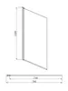 Aquatek AQ DEL SBA 10015GM AQ DEL SBA 10015GM Шторка на ванну двухэлементная, поворотная 1000X1500 профиль оружейная сталь, стекло прозрачное